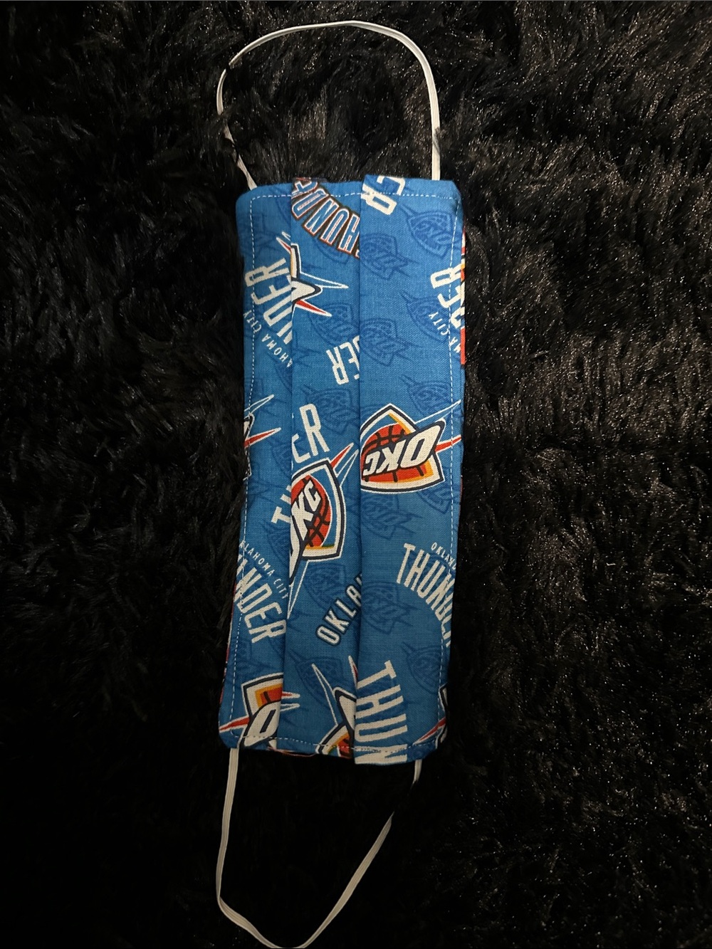 Oklahoma City Thunder unisex Adult/Youth Face Mask - Blue